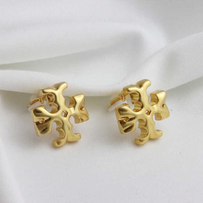 Classic Tory Burch Logo Earrings

