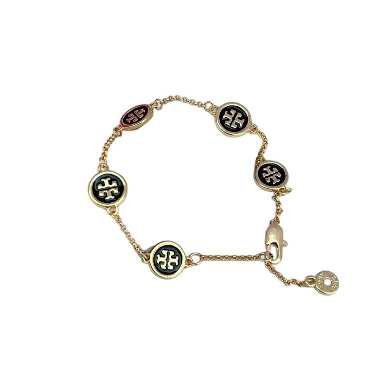 Tory Burch Versatile Enamel Logo Bracelet

