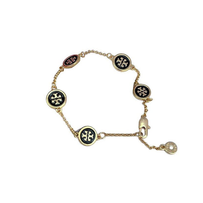 Tory Burch Versatile Enamel Logo Bracelet

