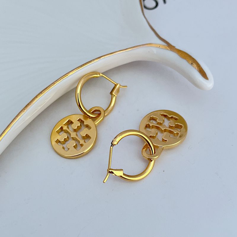 Tory Burch Everyday Signature Hoop Earrings

