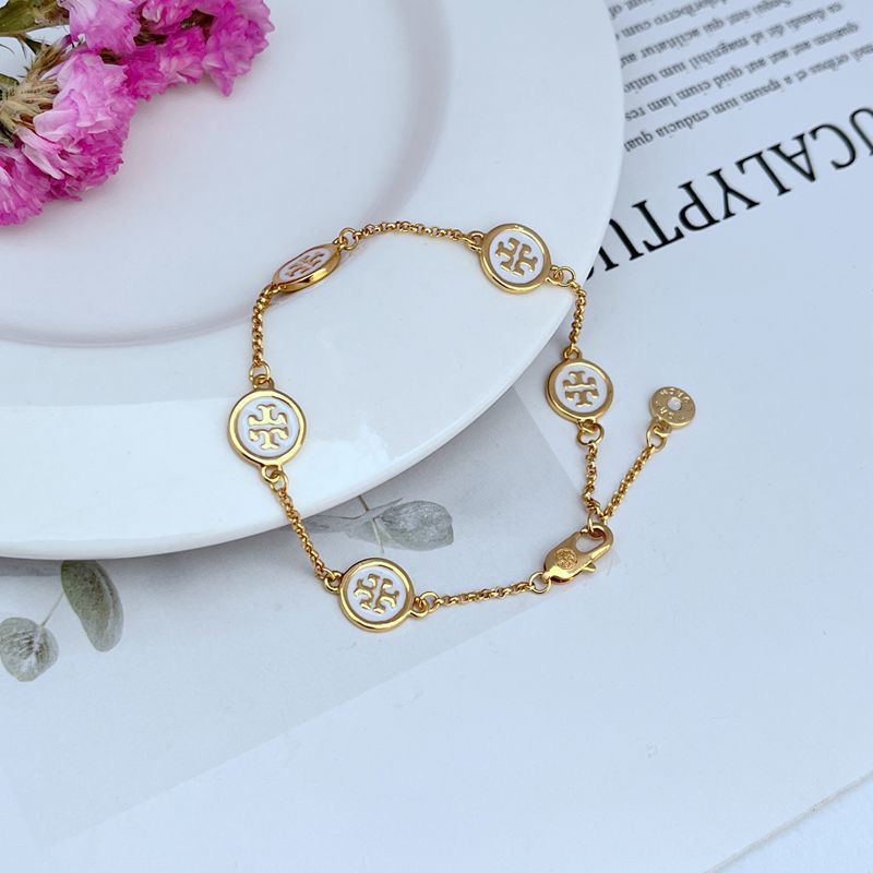 Tory Burch Modern Geometric Round Bracelet

