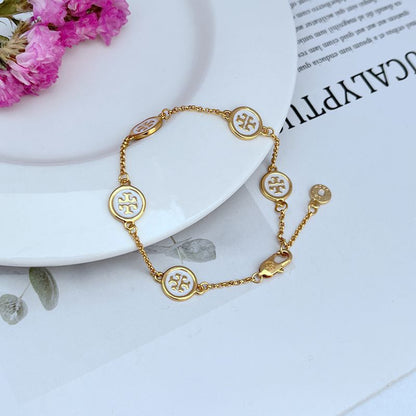 Tory Burch Modern Geometric Round Bracelet

