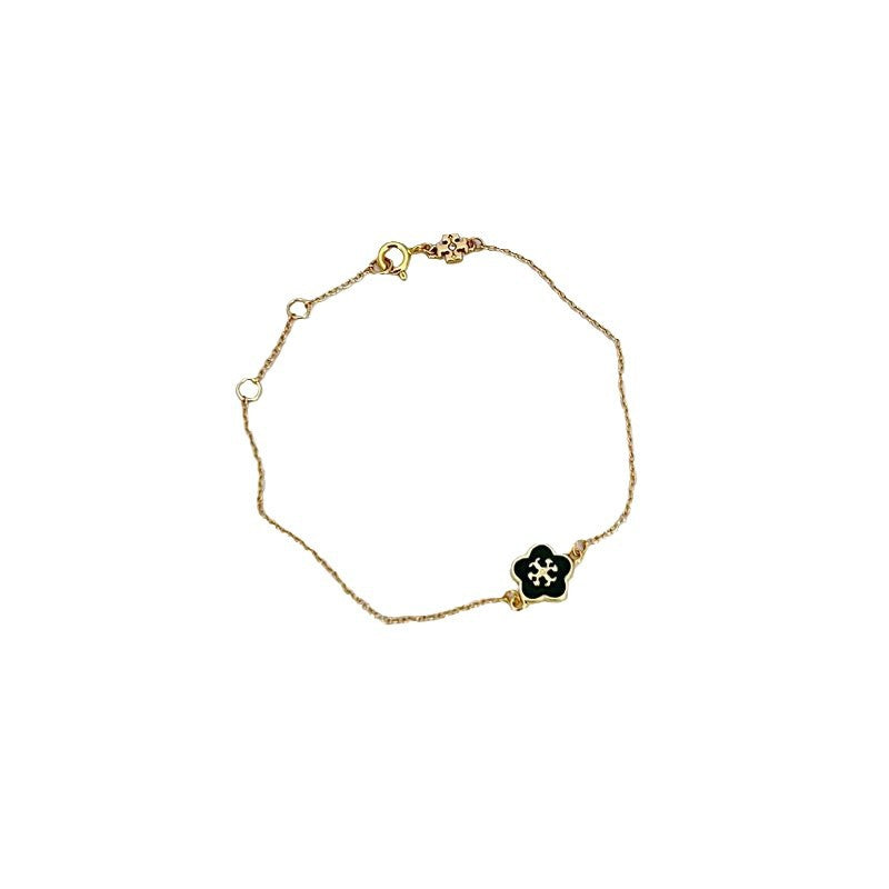 Tory Burch Chic Floral Enamel Bracelet

