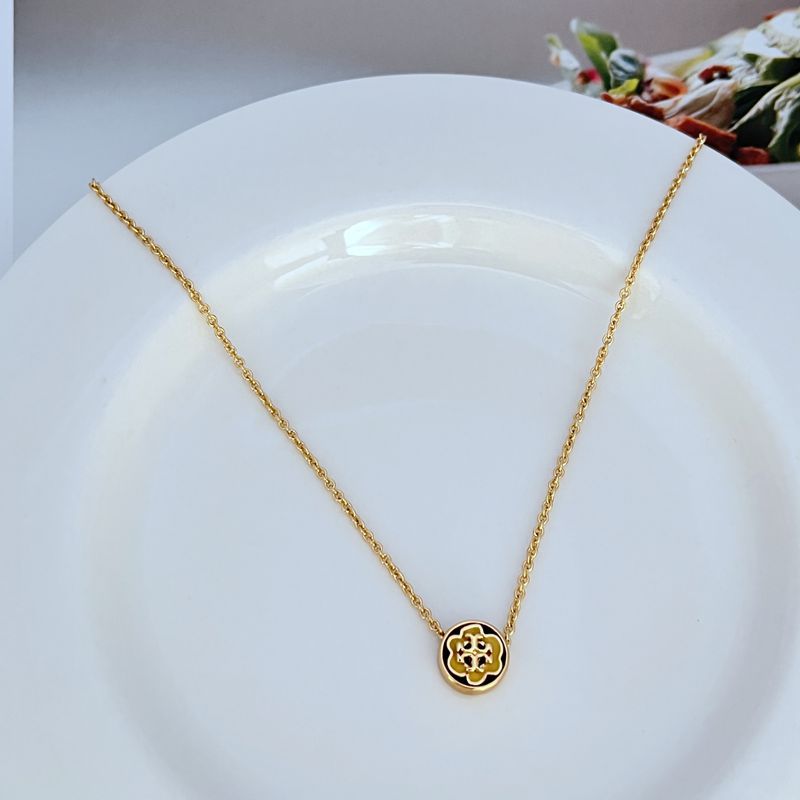 Dainty Floral Logo Necklace

