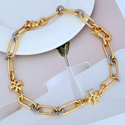 Tory Burch Pave Charm Bracelet



