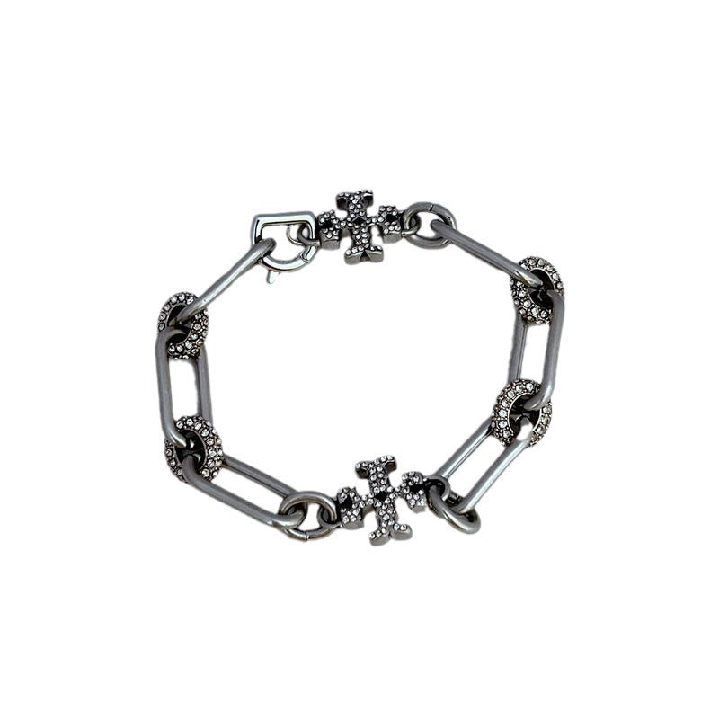 Tory Burch Vintage-Effect Chain Bracelet

