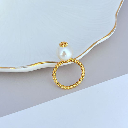 Tory Burch Signature Pearl Ring

