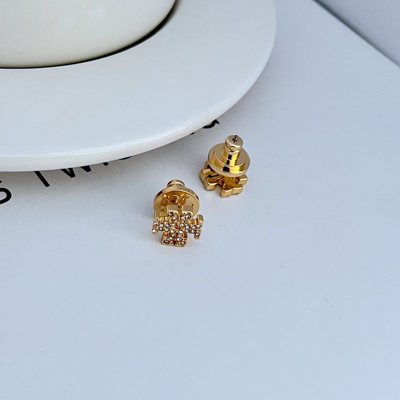 Minimalist Kira Pave Stud Earrings