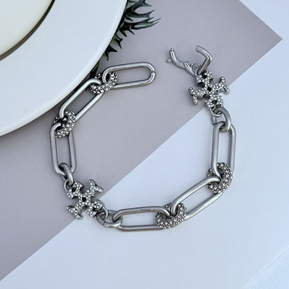 Tory Burch Rhinestone Double-T Chain

