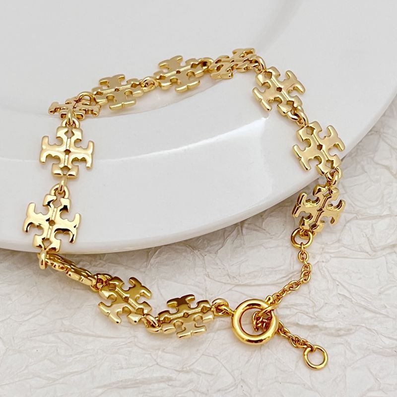Tory Burch Delicate Logo Charm Bracelet

