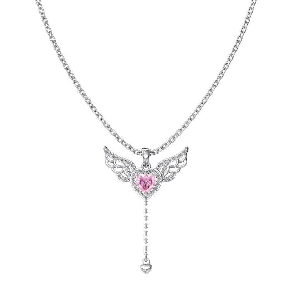 Trendy Wings Love Necklace