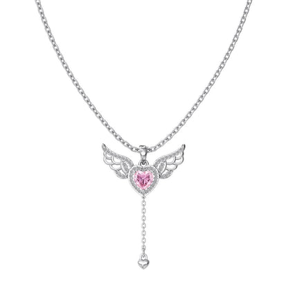 Trendy Wings Love Necklace