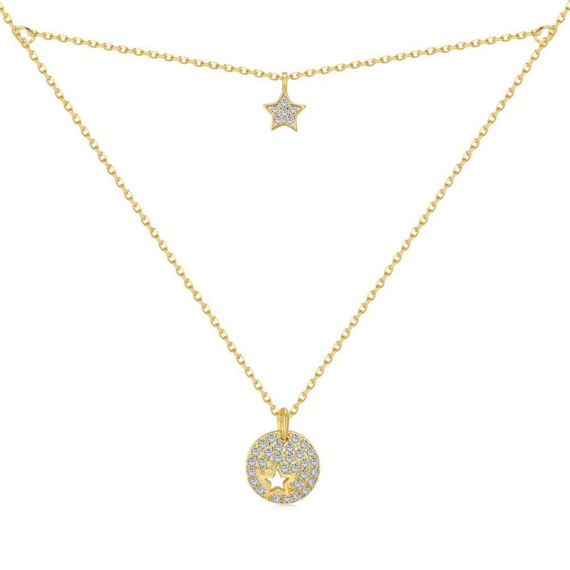 Sparkling Star Pendant Necklace