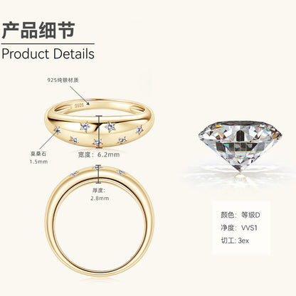 2.8mm Thick Gold Statement Ring

