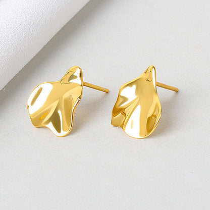 Contemporary Silver Studs

