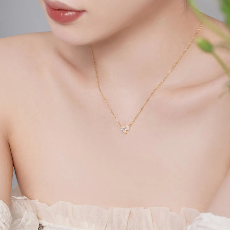 Elegant CZ Pendant Necklace