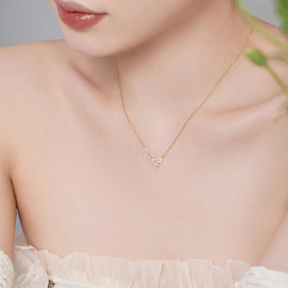 Elegant CZ Pendant Necklace