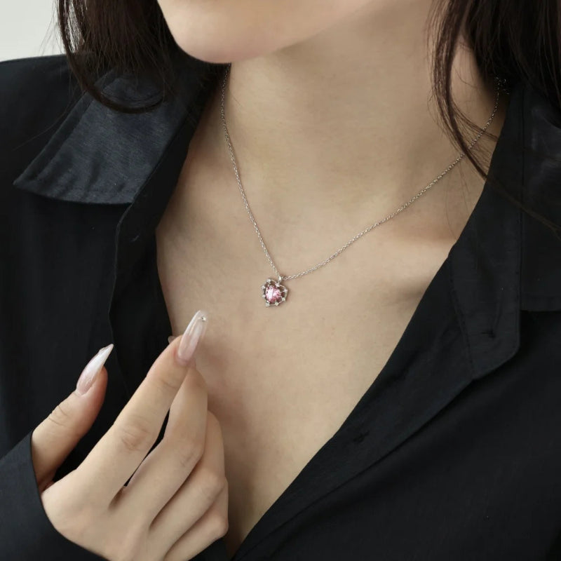 Bejeweled Heart Necklace

