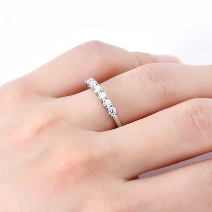 Secure Prong Setting Moissanite Band

