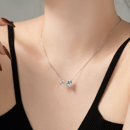 Bow Tie Charm Necklace