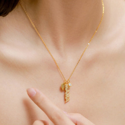 Sentimental "Mama" Charm Necklace

