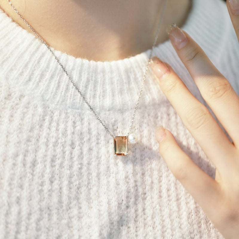 baguette letter pendant