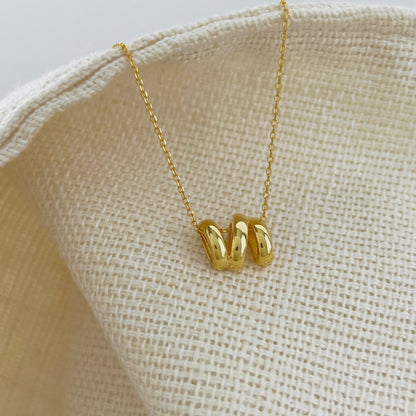 Vintage Circle Pendant Necklace
