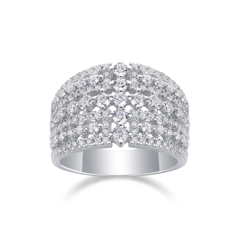 Multi-Row Full Eternity Vintage Band

