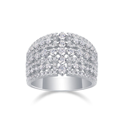 Multi-Row Full Eternity Vintage Band

