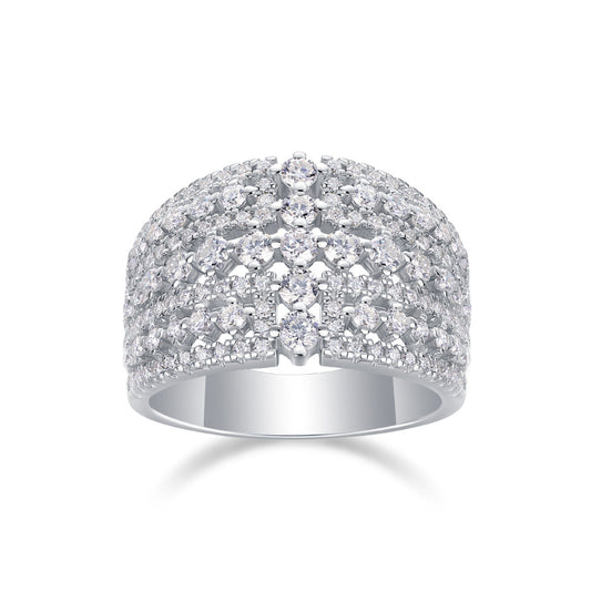 Multi-Row Full Eternity Vintage Band

