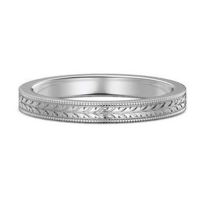 modern men's wedding band