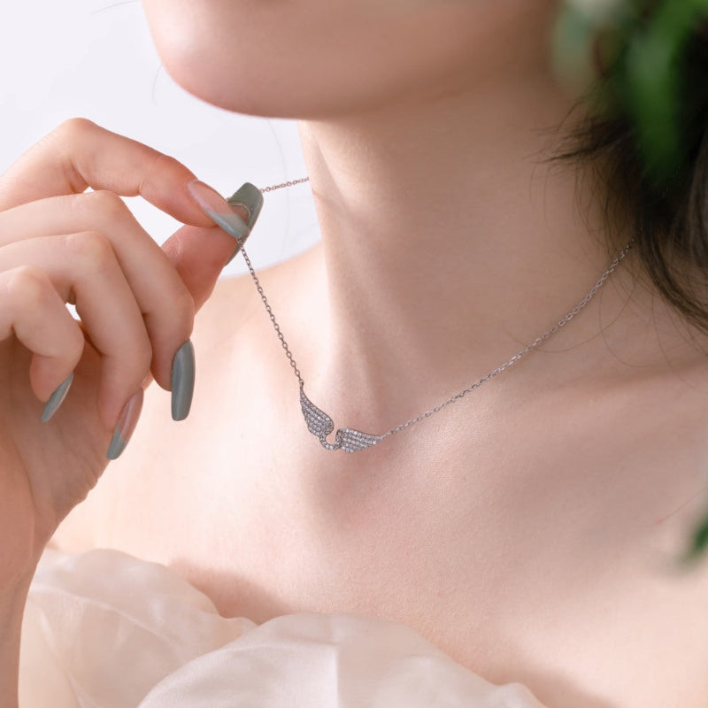 Edgy Wing Necklace