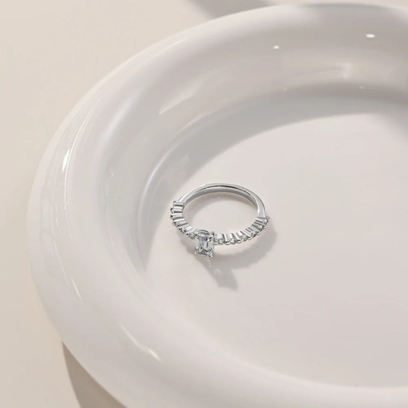 Vintage-Inspired Zircon Ring