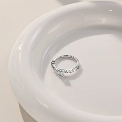 Vintage-Inspired Zircon Ring