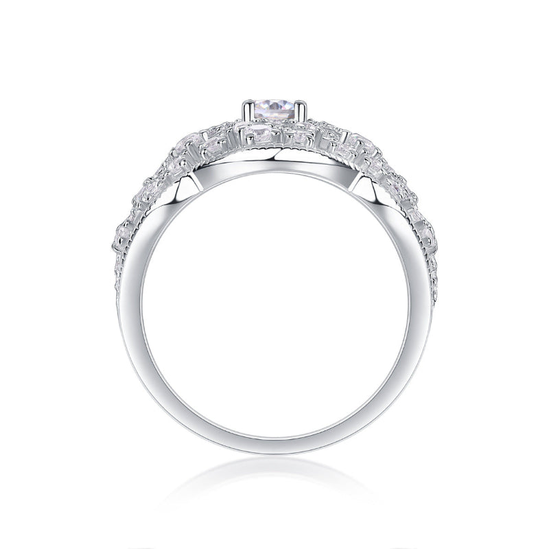 Dazzling Moissanite Vintage Style Ring

