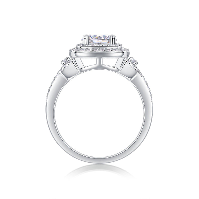 Glamorous Moissanite Promise Ring

