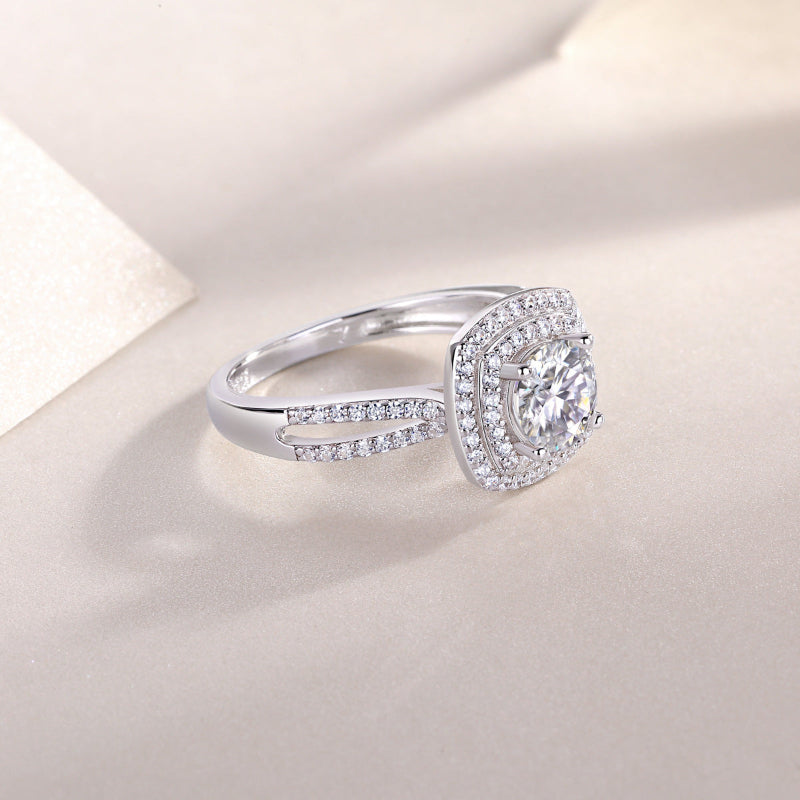 best quality moissanite engagement rings