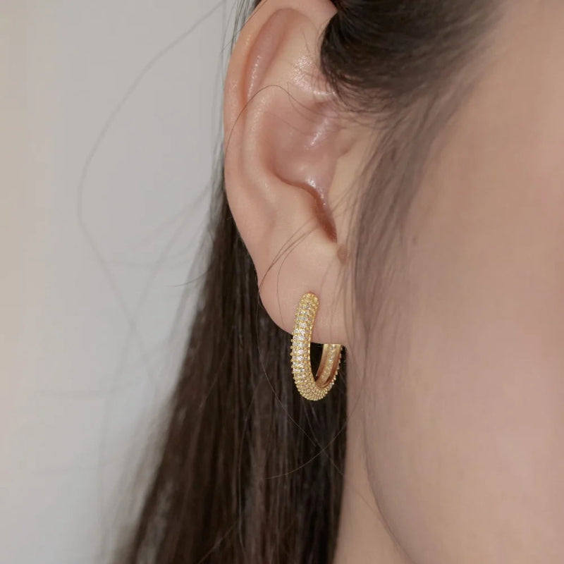 Elegant Classic Baguette Earrings