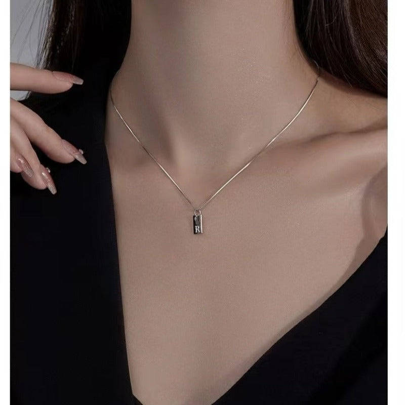 women`s alphabet necklace