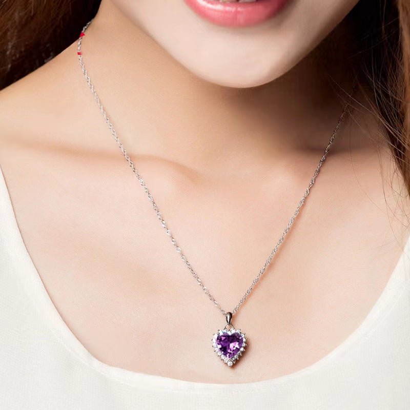 heart cut-heart necklace for women
