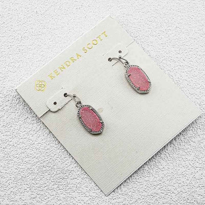 Kendra Scott Pink Toothstone Earrings