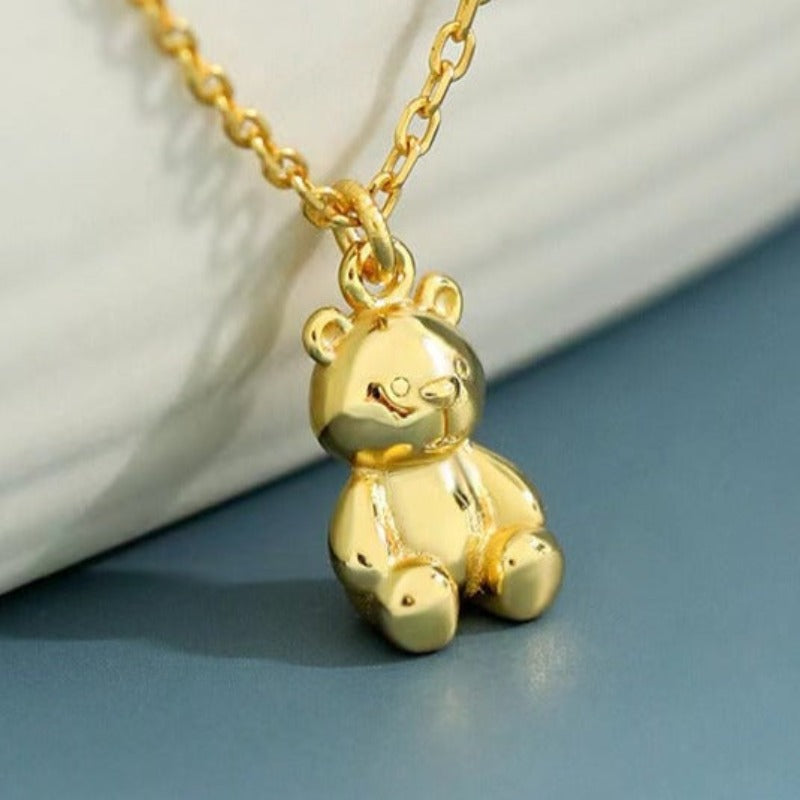 gold miffy necklace