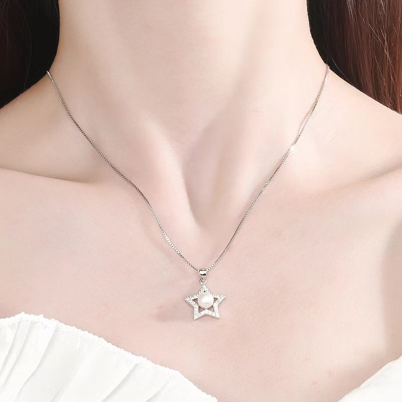 star pearl necklace for women