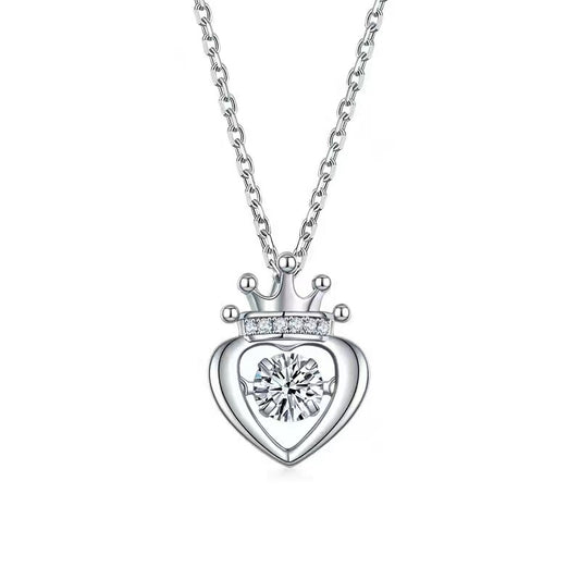 crown dance diamond necklace