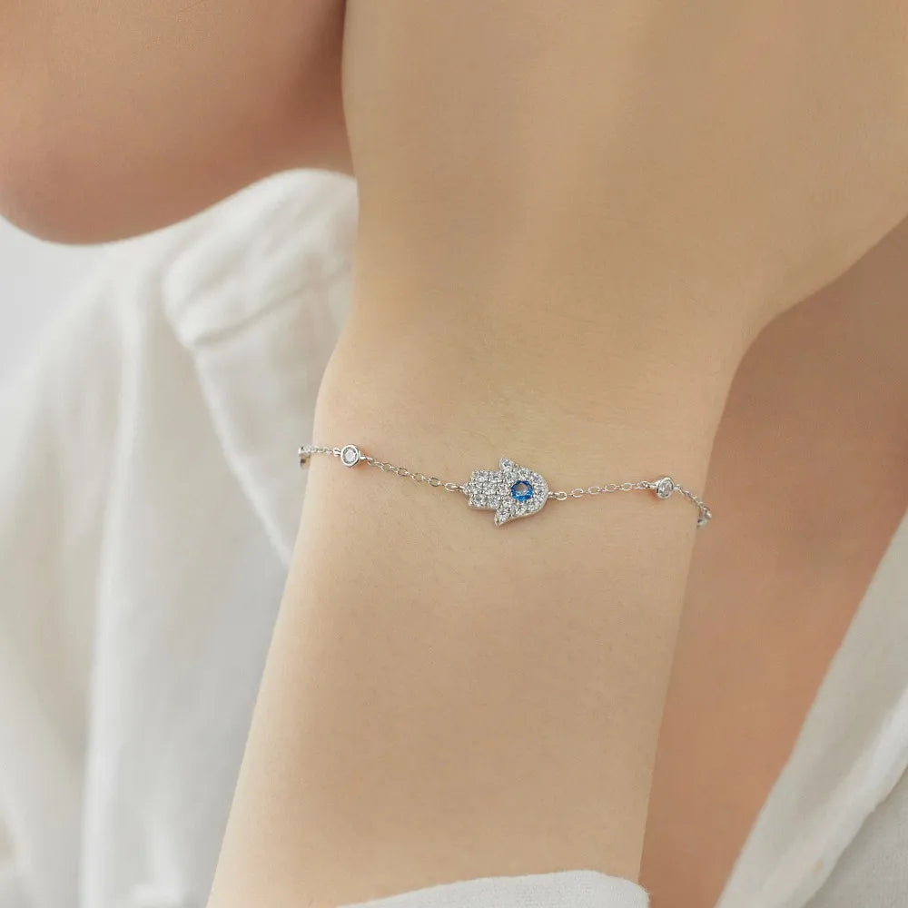 good luck charm bracelet hamsa