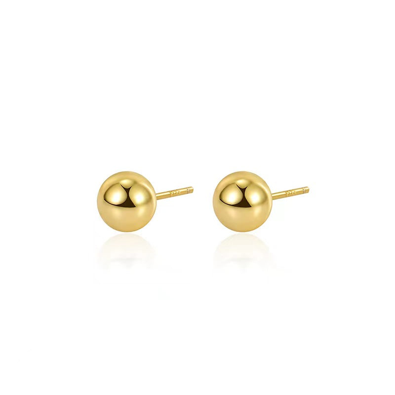 tiny gold earrings studs