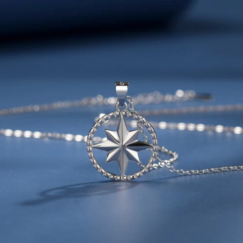 northern star necklace silver