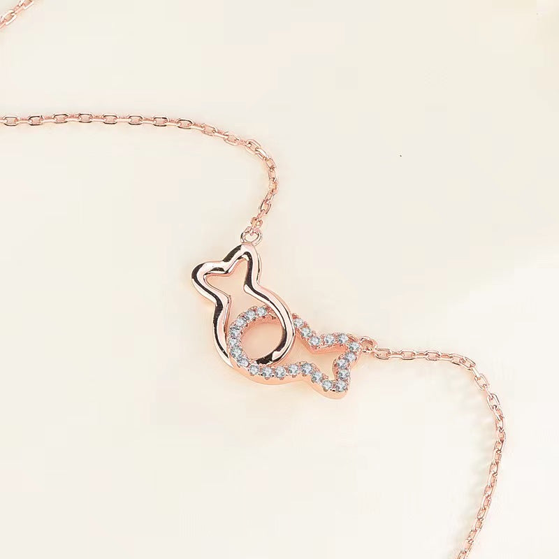 lover fish necklace