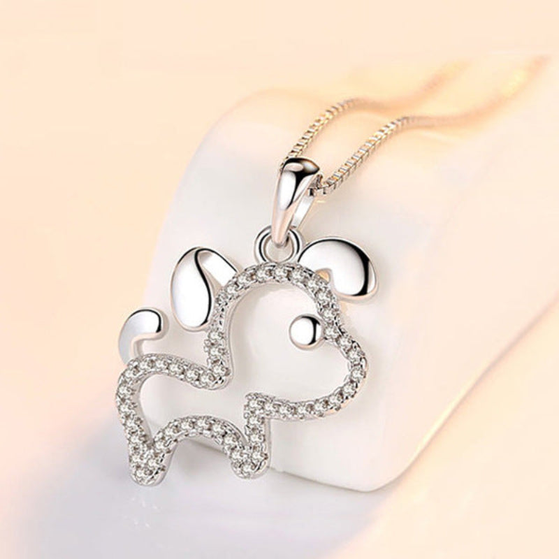 pet memorial necklace silver