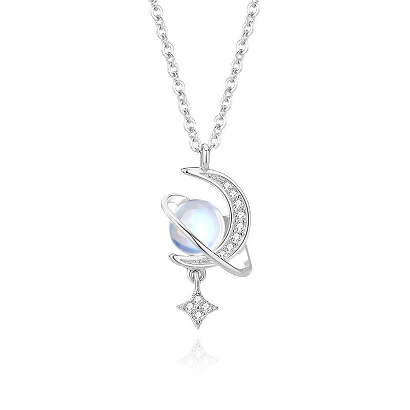 iridescent moonstone pendant